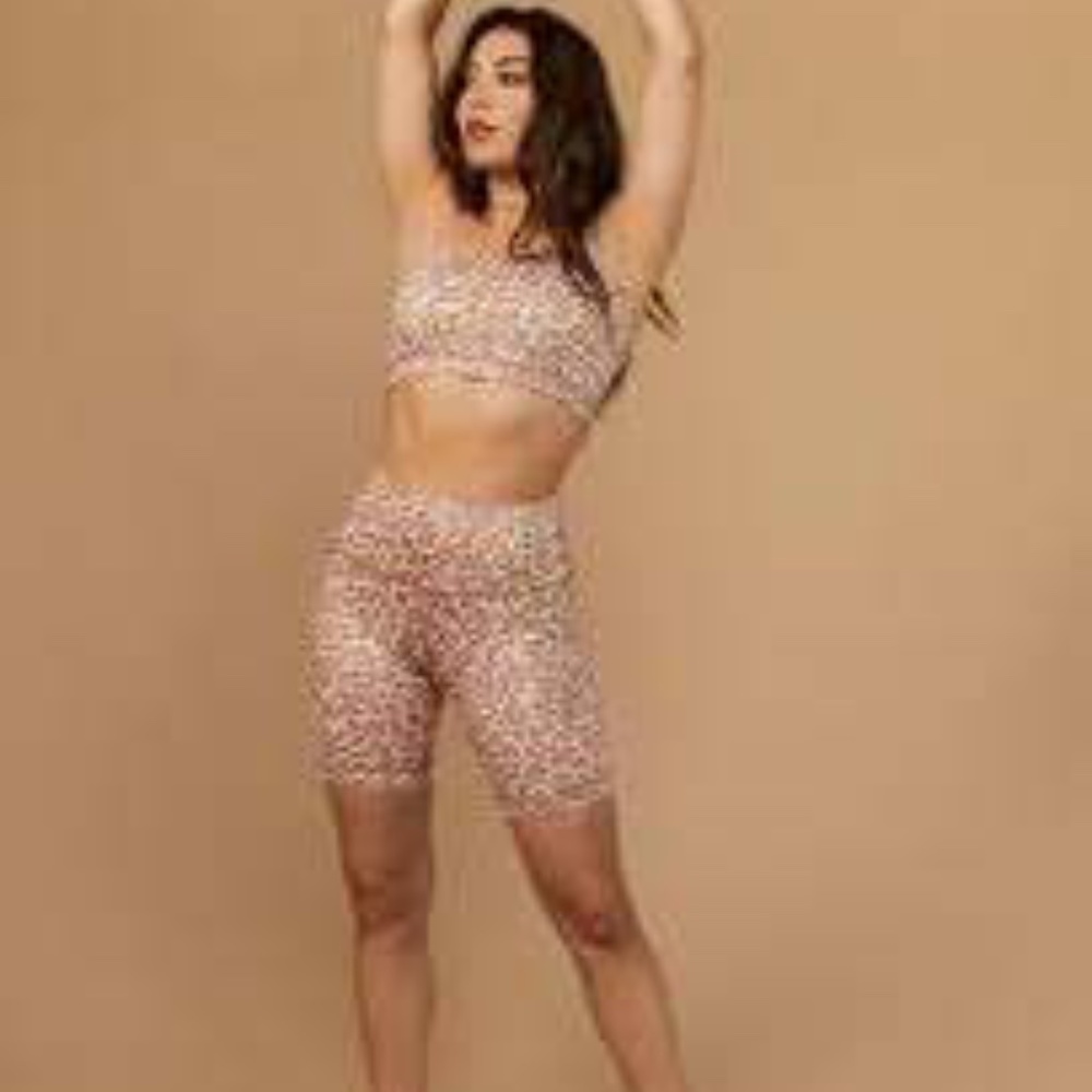 Tan Lines LAUREL CYN SHORTS - LEOPARD - S